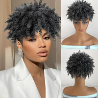 Black and White Mix – Black Hairband
